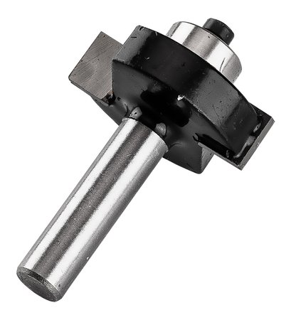 Frez do drewna z łożyskiem, ozdobny, widiowy, 32 x 10 mm, trzpień 8 mm