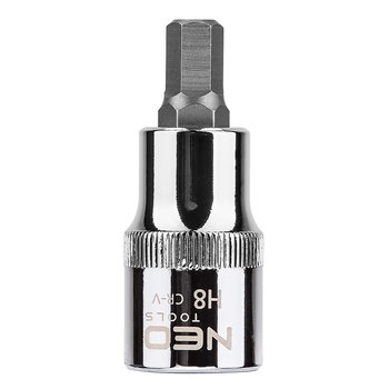 Końcówka sześciokątna na nasadce 1/2", H8 x 55 mm