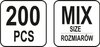 ZESTAW SPRĘŻYNEK 200 SZTUK MIX