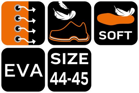 Chodaki z paskiem, rozmiar 44/45