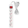 Przedłużacz listwowy 3m, 3x1.5mm2, 5G, biały, ON/OFF
