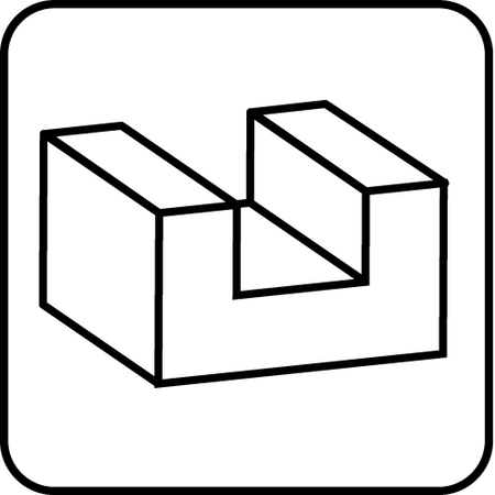 Frez do drewna prosty, dwuostrzowy, widiowy, 12 x 25 mm, trzpień 8 mm