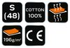 Koszulka polo DENIM, czarna, rozmiar S