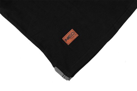 Koszulka polo DENIM, czarna, rozmiar XXL