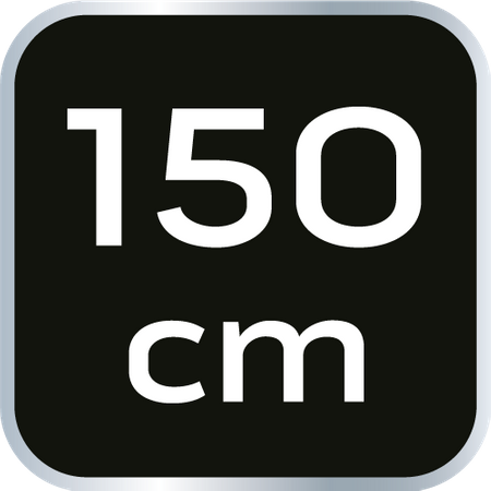 Poziomnica aluminiowa z uchwytem, 3 libelle, magnes, frezowana dolna powierzchnia, 150 cm