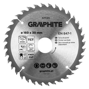 Tarcza do pilarki, widiowa, 160 x 30 mm, 36 zębów