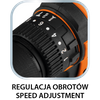 Wiertarko-wkrętarka udarowa bezszczotkowa 18V, uchwyt 13mm, compact, Energy+, bez akumulatora