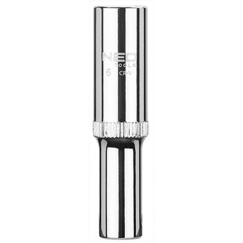 Nasadka sześciokątna długa 1/4", 6 mm, superlock