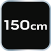 Poziomnica aluminiowa S 300, 3 libelle, 150 cm