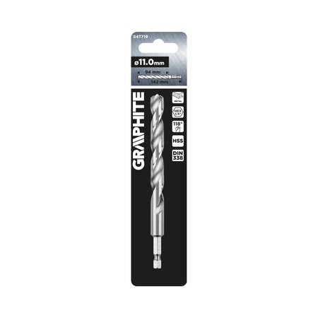 Wiertło do metalu Hex 11.0 mm