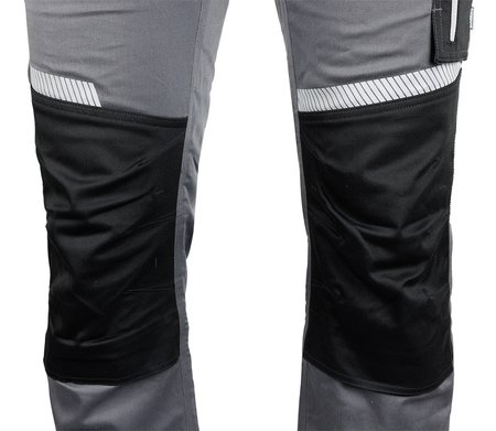 Spodnie robocze Mix&Match, szaro-czarne, rozmiar XXL