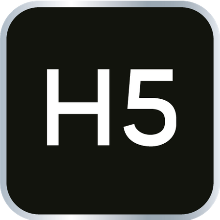 Końcówka sześciokątna na nasadce 1/2", H5 x 55 mm