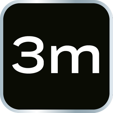 Przedłużacz listwowy 3m, 3x1.5mm2, 3G, czarny, ON/OFF