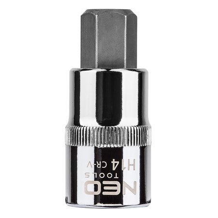 Końcówka sześciokątna na nasadce 1/2", H14 x 55 mm