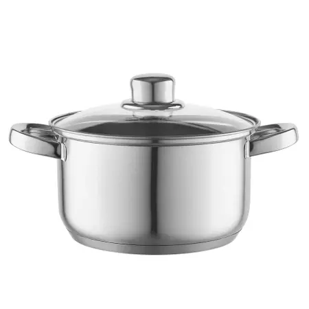 Komplet garnków ze stali nierdzewnej Polpo 8 elementów