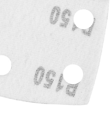Papiery ścierne na rzep, żelazko 102 x 152 mm, P150, 5 szt., z 11 otworami