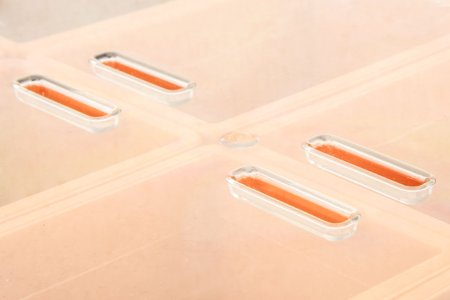 Organizer z kubełkami 40 x 40 x 12 cm