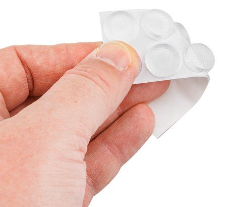 Podkładki silikonowe samoprzylepne 14mm, 10 szt.