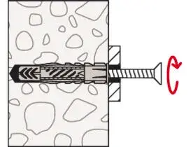 Fischer Kołek Uniwersalny UX 10x60 Bez Kołnierza (50 szt.) 77871