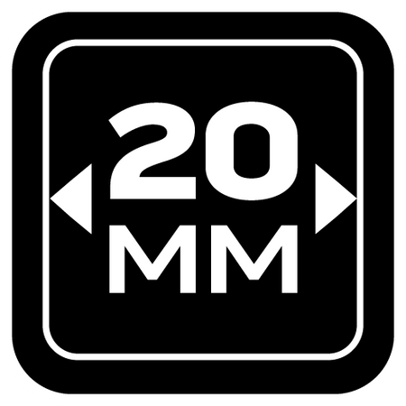 Podkładki filcowe samoprzylepne, białe 20x20 mm, 20 szt.