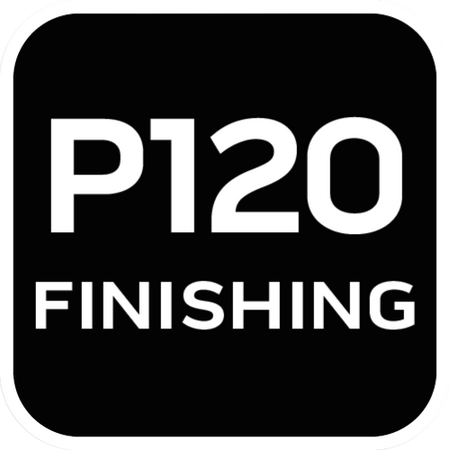 Gąbka ścierna 125 x 25 x 90 mm, K120, skośna