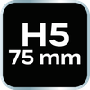 Końcówka HEX 5 x 75 mm, S2 x 2 szt.