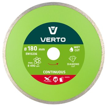 Tarcza diamentowa 180 x 22.2 mm, pełna