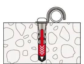 Fischer BSM 25 Uchwyt Rurowy Metalowy Jednostronny (50 szt.) 90839