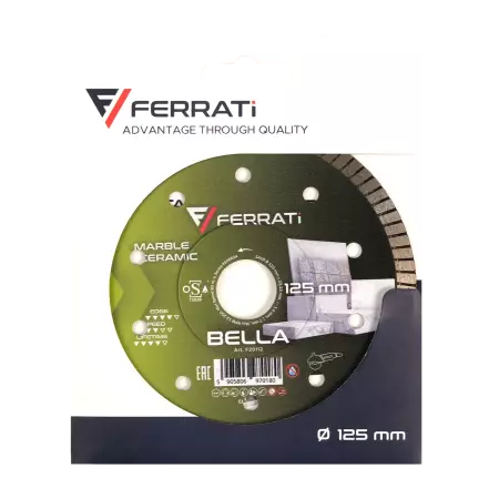 Ferrati BELLA tarcza diamentowa tnąca 125mm