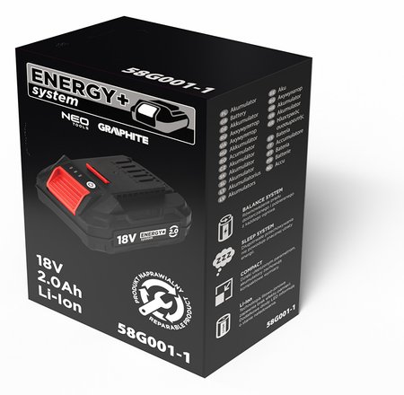 Akumulator Energy+ 18V Li-Ion 2.0Ah