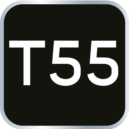 Końcówka Torx na nasadce 1/2", T55 x 55 mm