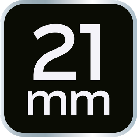 Nasadka udarowa 1/2" długa, 21 x 78mm , Cr-Mo