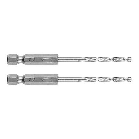Wiertło do metalu Hex 3.2 mm, 2 szt.