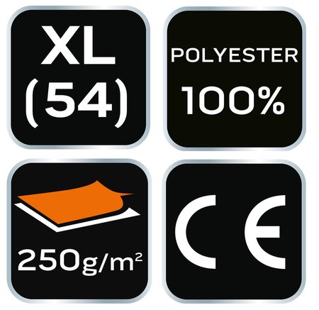 Polar roboczy BASIC, czarny, rozmiar XL