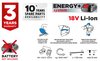 Nożyce do żywopłotu akumulatorowe Energy+ 18V, Li-Ion, szerokość cięcia 510 mm, bez akumulatora