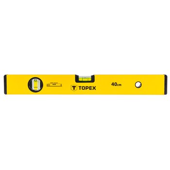 Poziomnica aluminiowa typ 500, 40 cm, 2 libelle