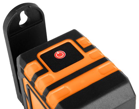 Laser krzyżowy 20 m, z etui i uchwytem magnetycznym, czerwony