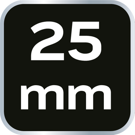 Nasadka sześciokątna 1/2", 25 mm, Superlock