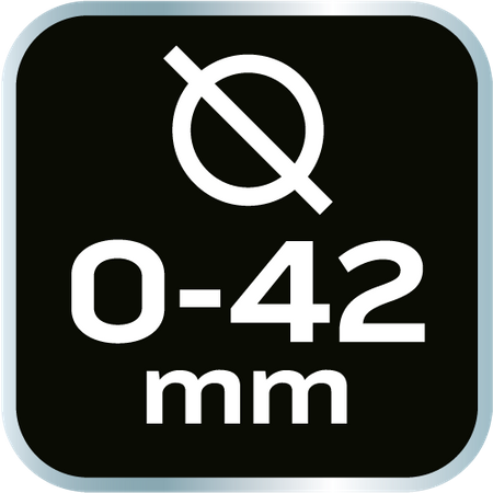 Obcinak do rur z tworzyw 0-42 mm