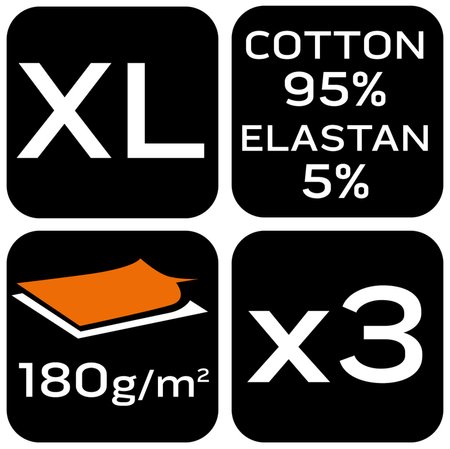 Bokserki basic 2, 3-pack, rozmiar XL