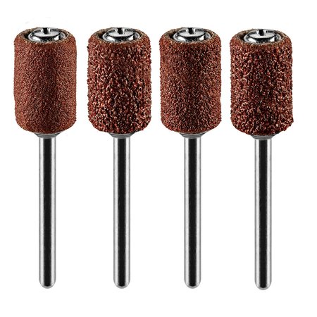 Taśma szlifierska 6.3 mm, K60, K80, K120, K240, zestaw 100 szt, + trzpień 3.2 mm, 2szt.