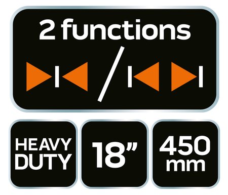 Ścisk automatyczny heavy duty 18"/450