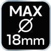 Sekator by-pass 200 mm, zakres do 18 mm, regulowany rozstaw