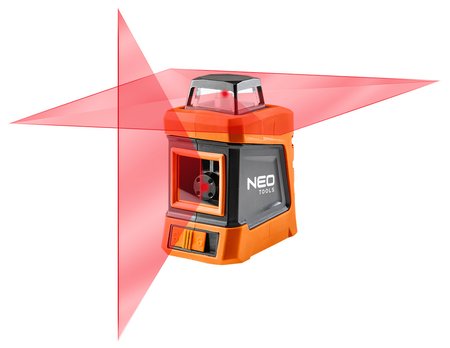 Laser płaszczyznowy 15 m, 360° w poziomie, z etui i statywem 1.5 m