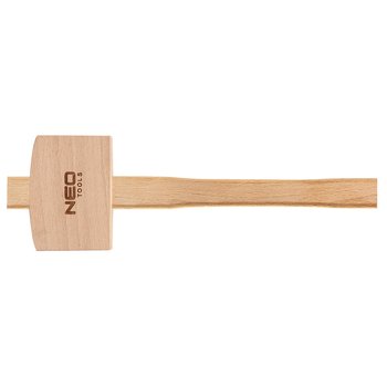 Młotek drewniany 300g, 100x70x46 mm, długość 320 mm