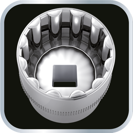 Nasadki Spline 1/2", długie, zestaw 8 szt.