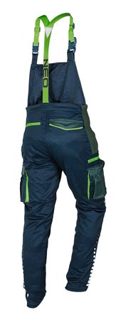 Ogrodniczki robocze PREMIUM, 62% bawełna, 35% poliester, 3% elastan, rozmiar XXXL