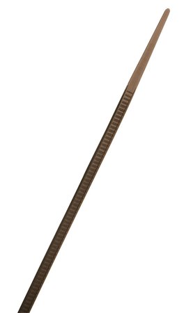 Opaski zaciskowe ogrodowe 2,5 x 200mm, 50 szt., brązowe