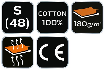 T-shirt z nadrukiem, warsztat, rozmiar S