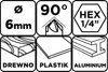 Fazownik Hex 6 mm